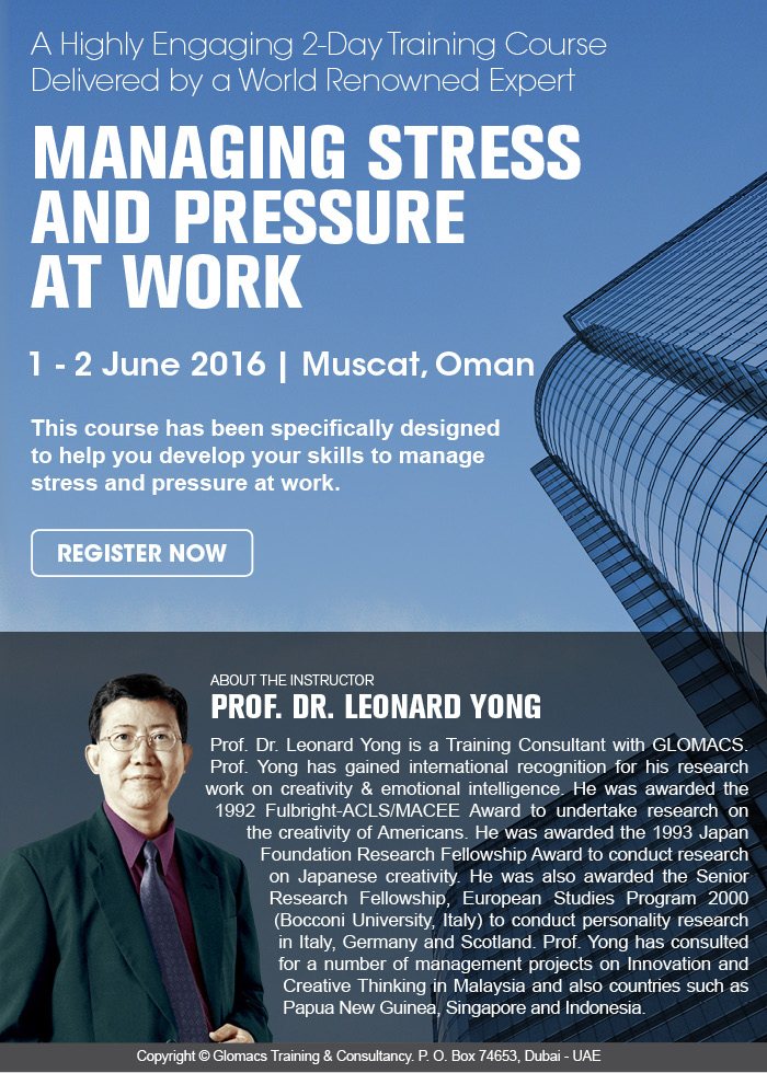 Managing Stress and Pressure at Work